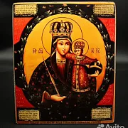 В подарок: Икона Богоматери "Трубчевская". Авторская техника — фотография 3