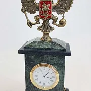 Подарочные настольные часы «Презент» с российским гербом — фотография 2