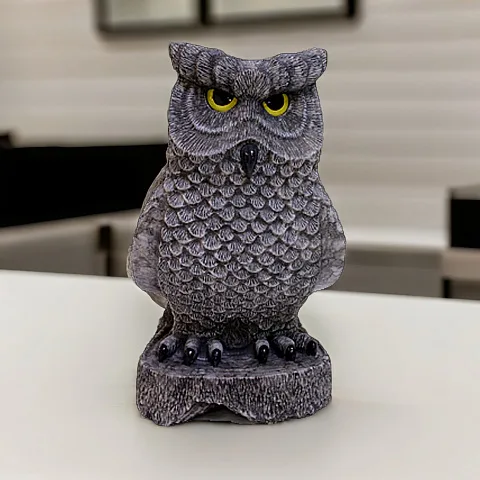 Каменная скульптура «Филин», 175×175×310 мм — необычный подарок