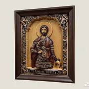 Икона резная Святой Виктор в подарок — фотография 3