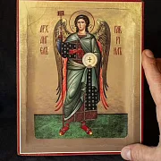 В подарок: Икона "Архангел Гавриил" 21*17 см — фотография 1