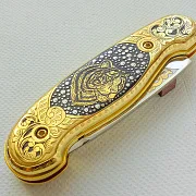 Складной нож «Тигр» из Златоуста — необычный подарок — фотография 10