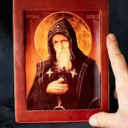 Икона "Свт, Преподобный Серафим Вырицкий" — необычный подарок — фотография 1
