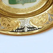 В подарок: Декоративная тарелка "Челябинск". Златоуст — фотография 3