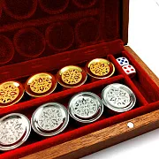 Деревянные нарды «Узор» с позолоченной златоустовской гравюрой — оригинальный подарок — фотография 8