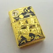 Бензиновая зажигалка Zippo "Волк одиночка" — красивый подарок — фотография 3