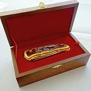 Складной нож «Охота на уток» №2 — необычный подарок — фотография 9