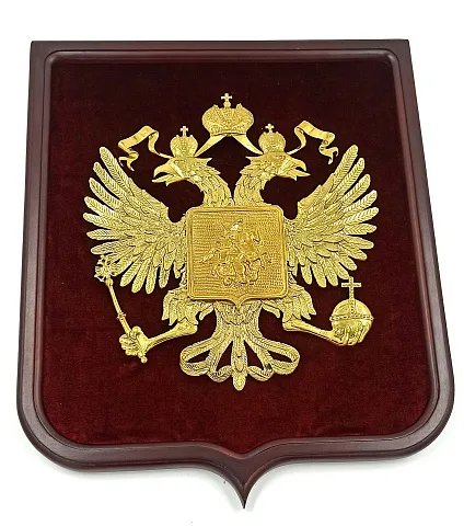 Панно «Герб России» с геральдической рамкой — необычный подарок