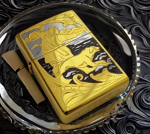 Бензиновая зажигалка Zippo "Охотник" — оригинальный подарок