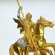 На память: Часы из яшмы и долерита с Георгием Победоносцем — фотография 3