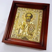 На память: Икона Николая Чудотворца /в киоте/. Златоуст — фотография 7
