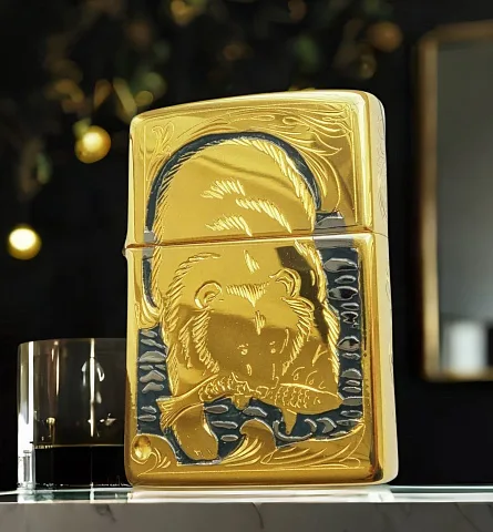 Оригинальная зажигалка Zippo "Медведь" № 2 — необычный подарок