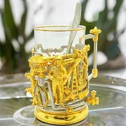 Подстаканник для чая «Нефтяники» — необычный подарок — фотография 1