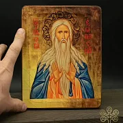 Икона святого Макария Великого. Ручная работа — красивый подарок — фотография 1