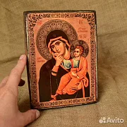 Подарочная икона Богоматери "Отрада и утешение" — фотография 4