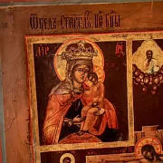 Икона "Распятие и образами Богоматери " — красивый подарок — фотография 7