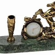 Ручная работа: Бронзовые часы «Конкур с п/п» — фотография 2